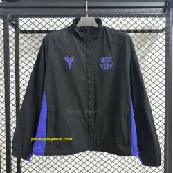 B- black windbreaker jacket