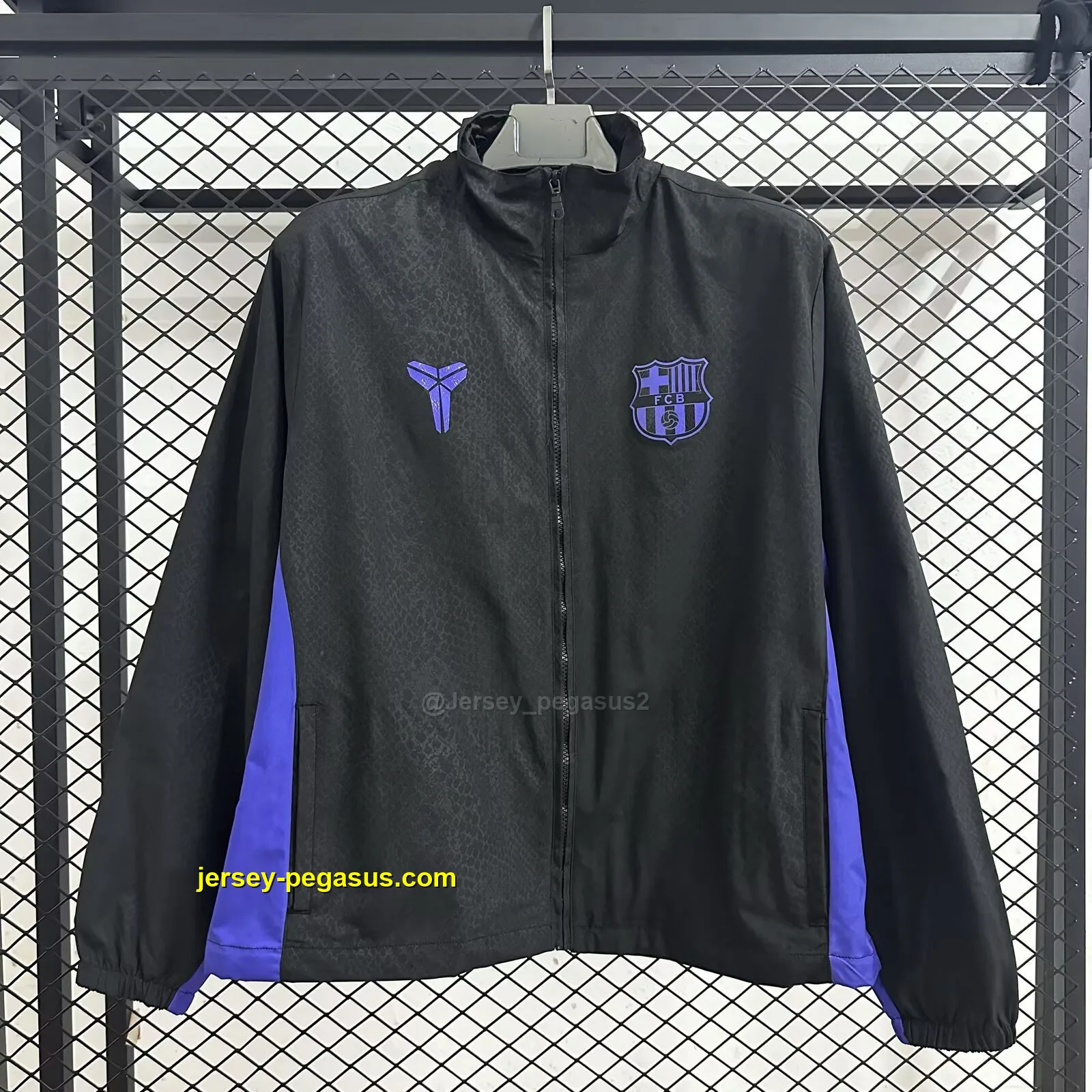 B- black windbreaker jacket B- black windbreaker jacket