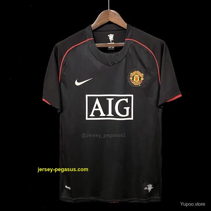 Retro Manchester United Away Black Jersey Retro Manchester United Away Black Jersey