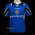 Retro Manchester United Away Blue Jersey