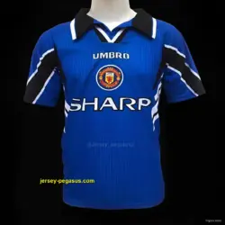 Retro Manchester United Away Blue Jersey