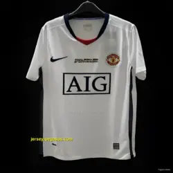 Retro Manchester United Away White Jersey
