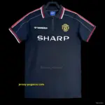 Retro Manchester United Goalkeeper Navy Jersey