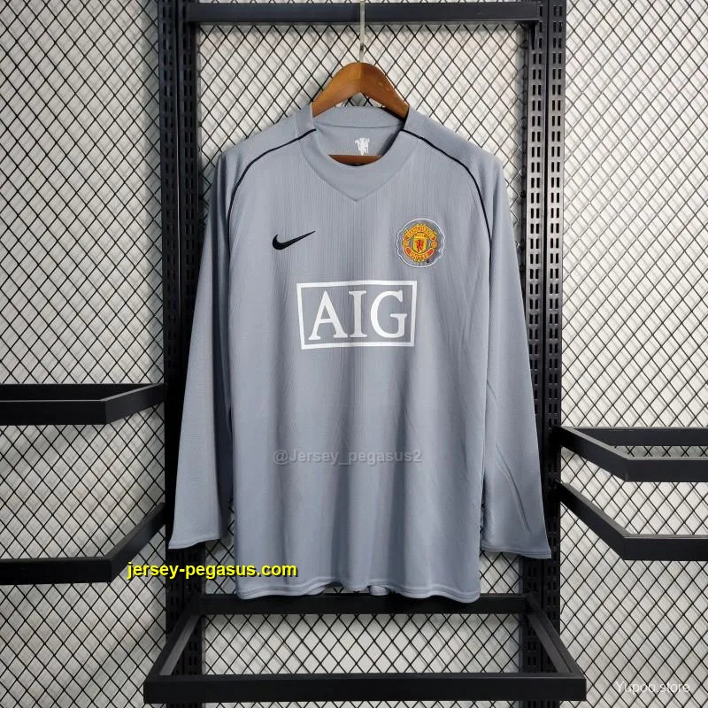Retro Manchester United Gray Goalkeeper Jersey Retro Manchester United Gray Goalkeeper Jersey