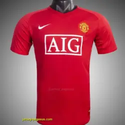 Retro Manchester United Home Soccer Jersey