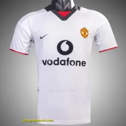 Retro Manchester United Third White Soccer Jersey