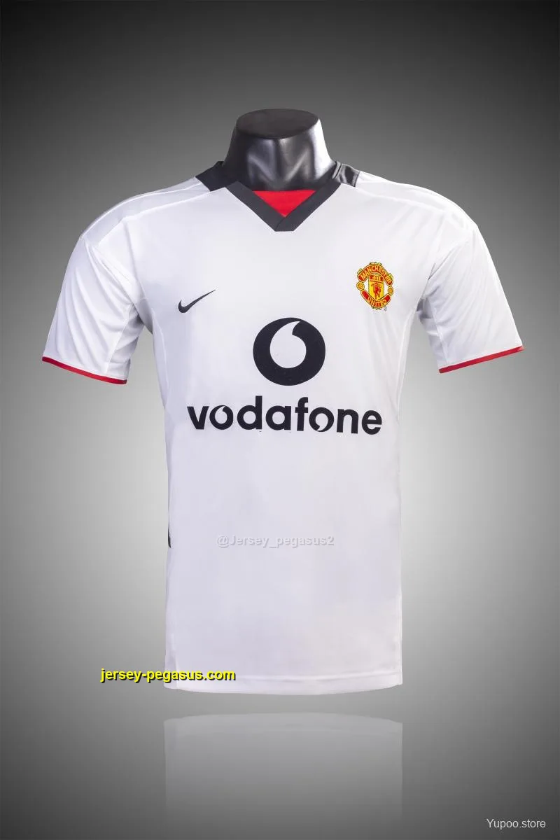 Retro Manchester United Third White Soccer Jersey Retro Manchester United Third White Soccer Jersey