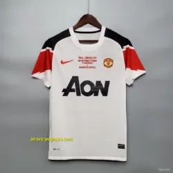 Retro Manchester United in the Champions League version away Soccer Jersey