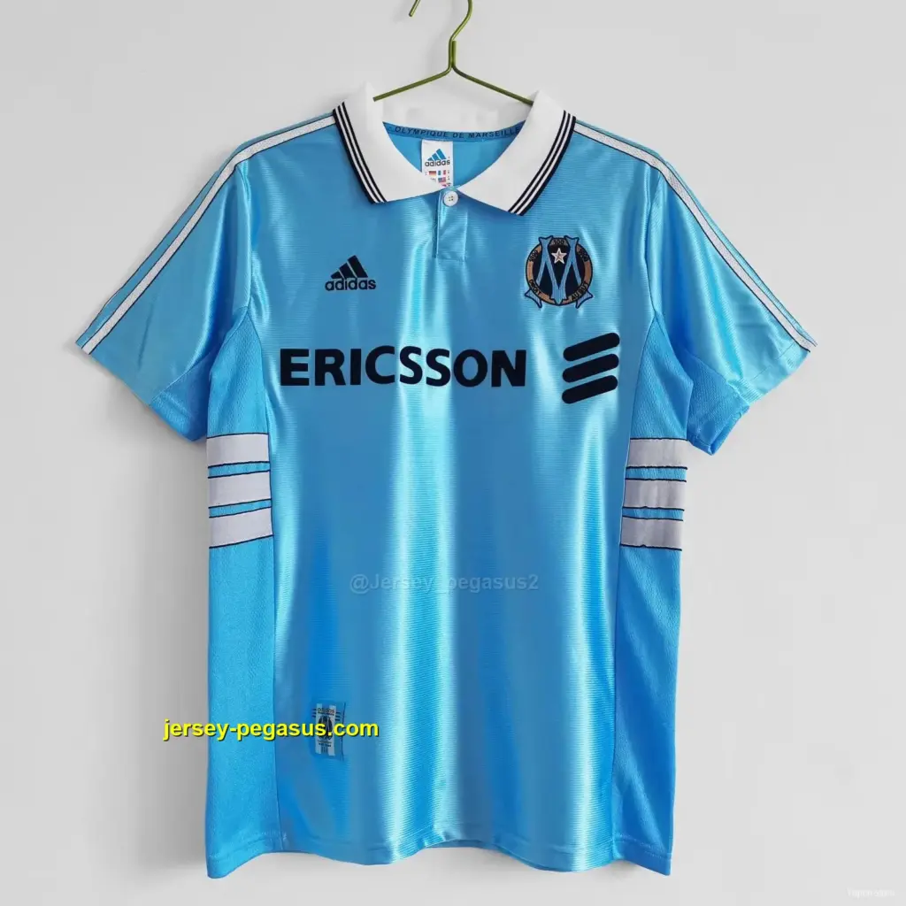 Retro Marseille away Soccer Jersey