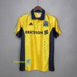 Retro Marseille away yellow Soccer Jersey