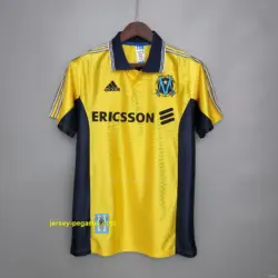 Retro Marseille away yellow Soccer Jersey