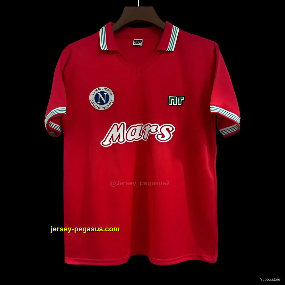 Retro Napoli Third Red Jersey Retro Napoli Third Red Jersey