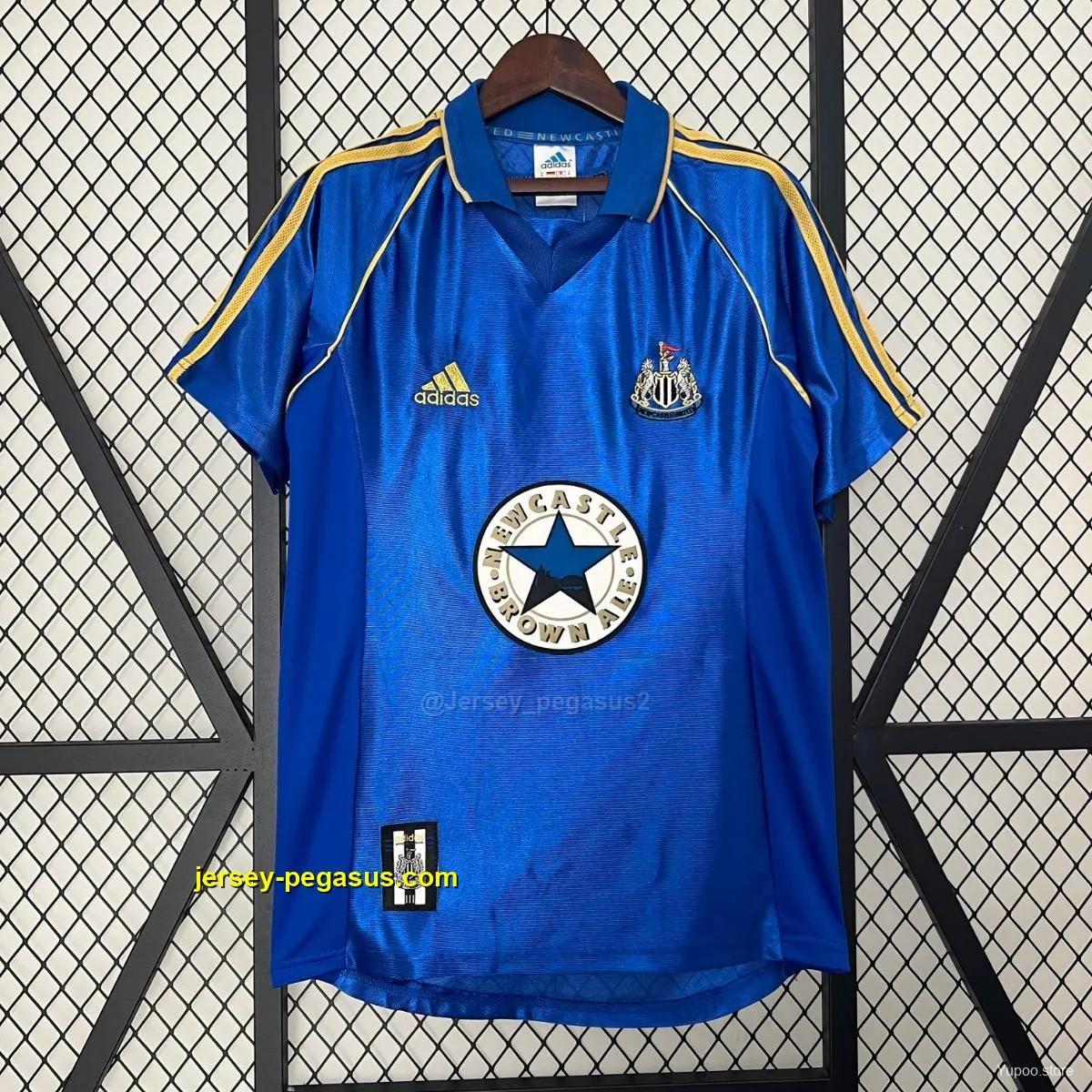Retro Newcastle United Away Blue Jersey Retro Newcastle United Away Blue Jersey
