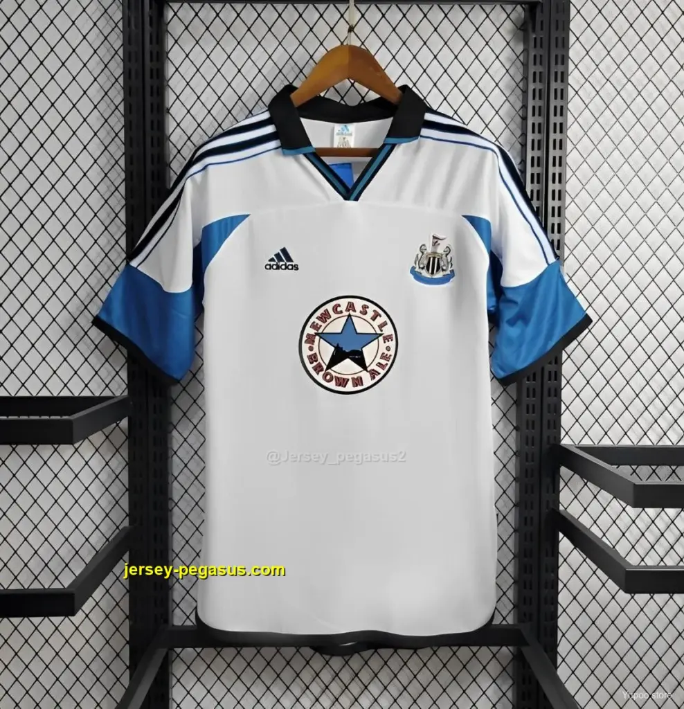 Retro Newcastle United Away White Jersye