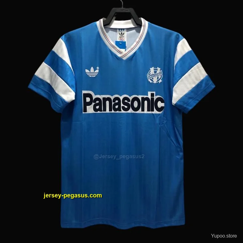 Retro Olympique Marseille Away Soccer Jersey Retro Olympique Marseille Away Soccer Jersey