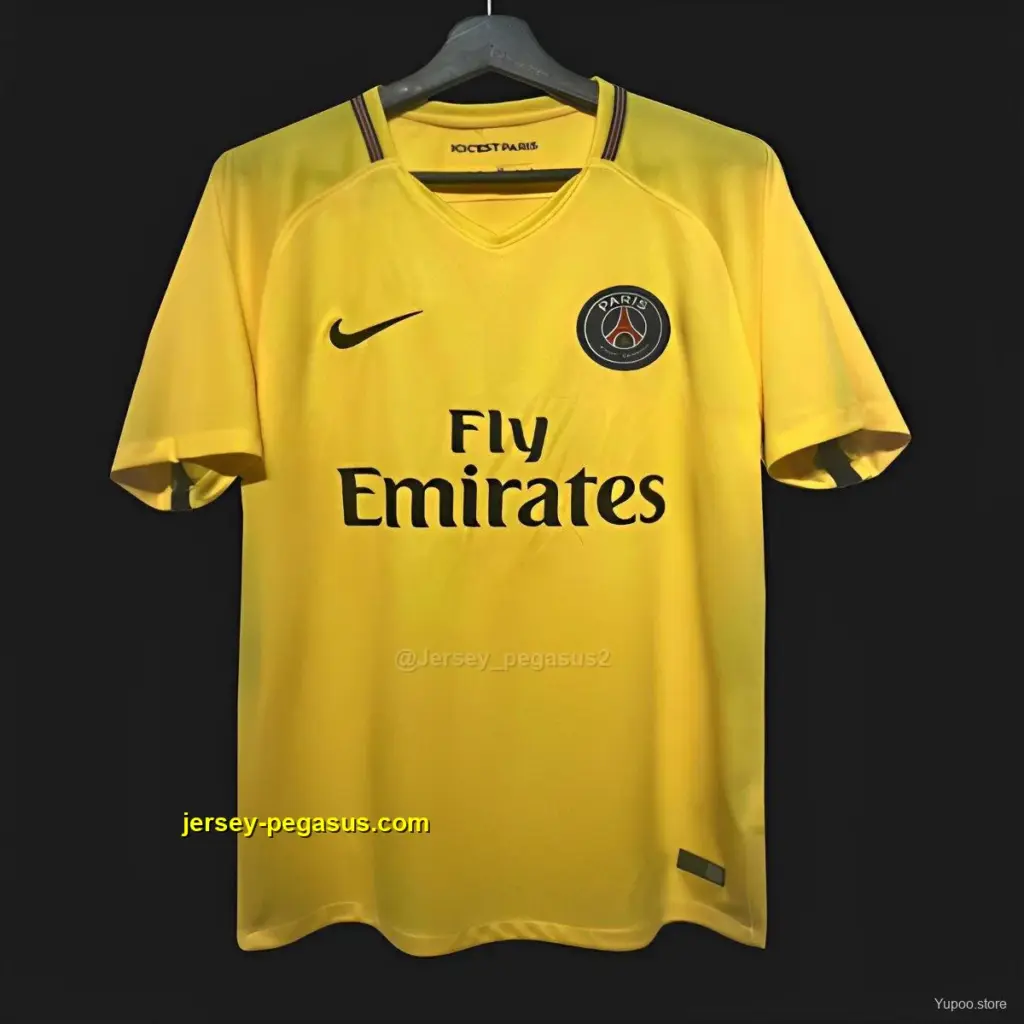 Retro PSG Away Yellow Jersey