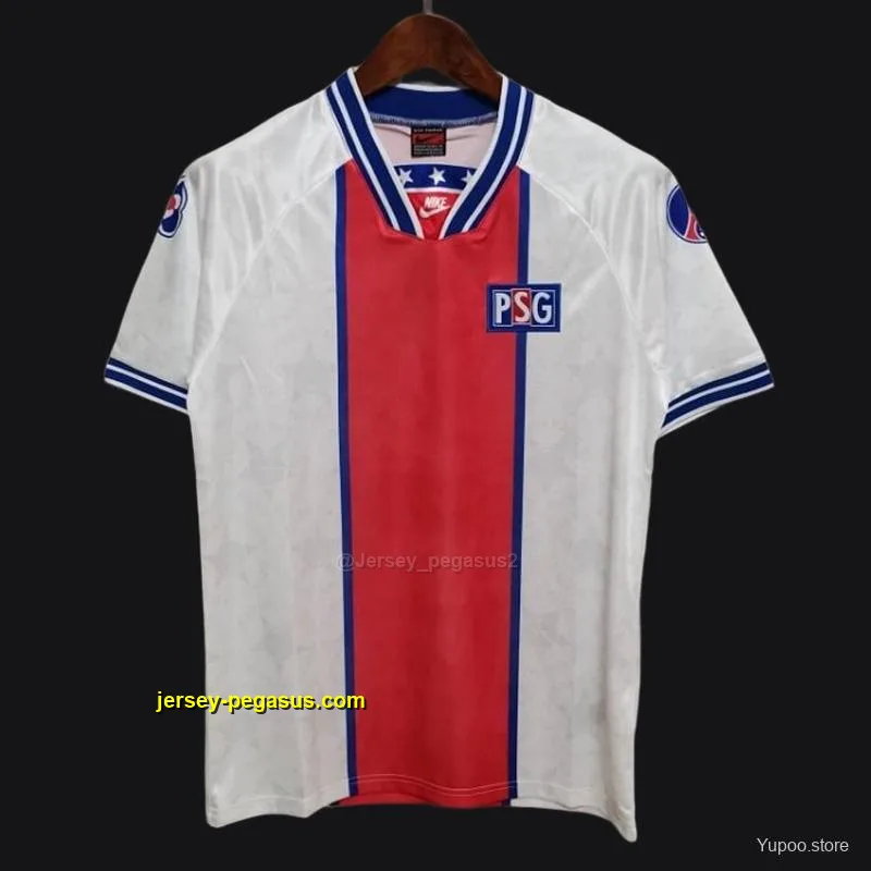 Retro PSG White Away Jersey Retro PSG White Away Jersey