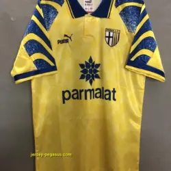 Retro Parma Away Yellow Soccer Jersey