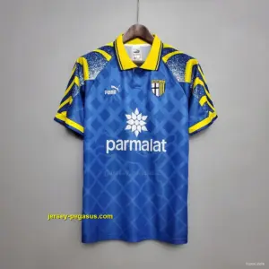 Retro Parma Blue Soccer Jersey