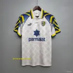 Retro Parma White Soccer Jersey