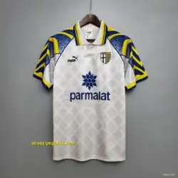 Retro Parma White Soccer Jersey