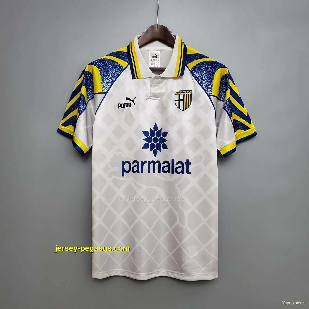 Retro Parma White Soccer Jersey Retro Parma White Soccer Jersey