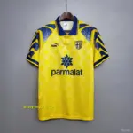 Retro Parma Yellow Soccer Jersey