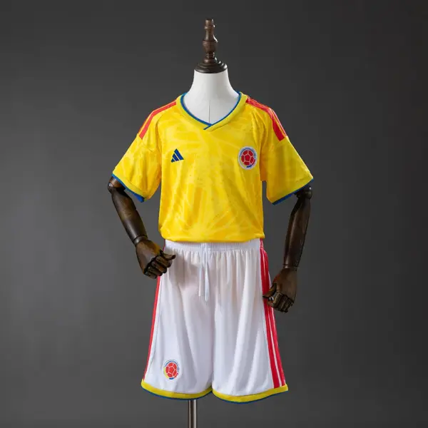 Colombia 2026 Home Kids Kit Jersey Colombia 2026 Home Kids Kit Jersey