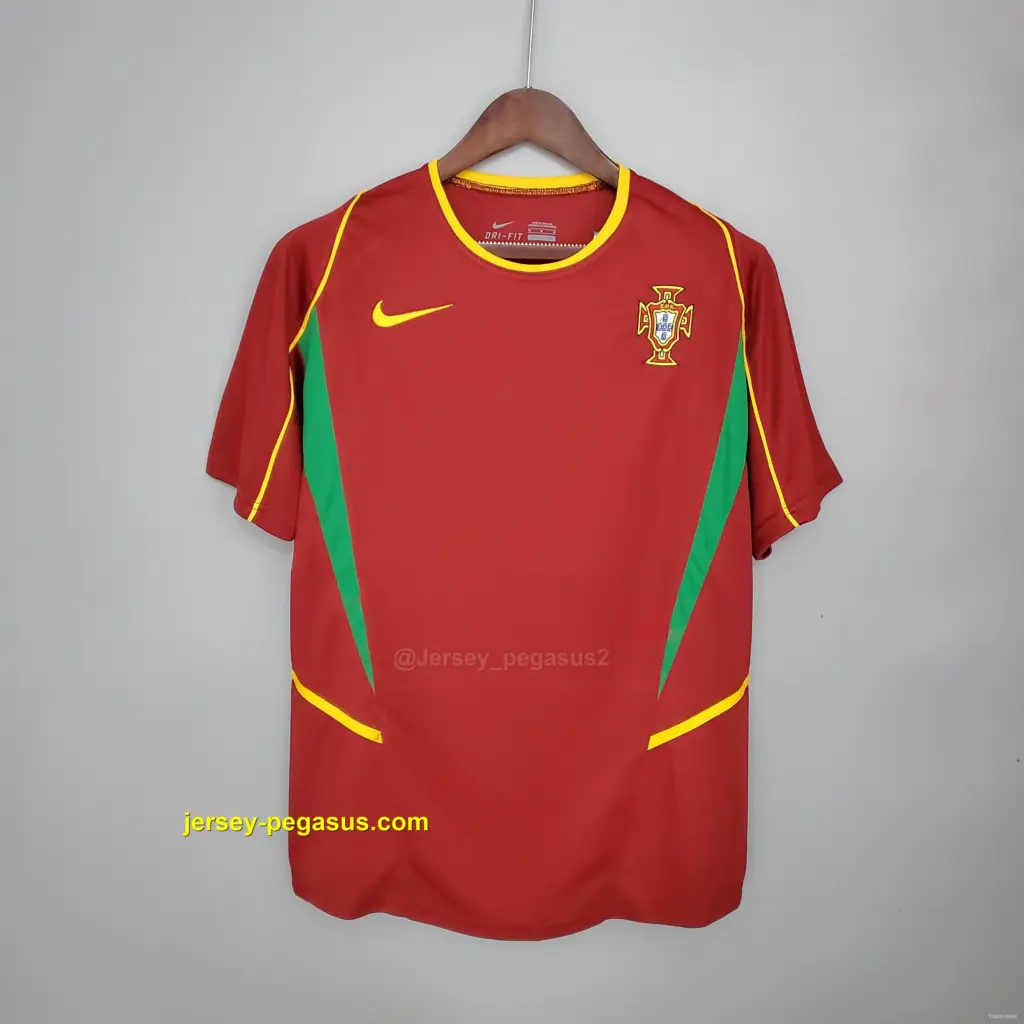 Retro Portugal 2002 home Soccer Jersey