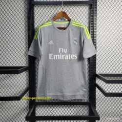 Retro Real Madrid Away Grey Soccer Jersey