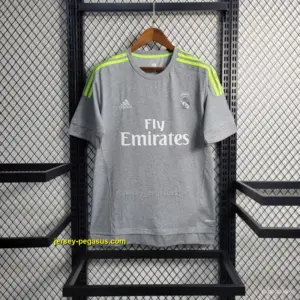 Retro Real Madrid Away Grey Soccer Jersey