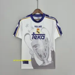 Retro Real Madrid Champions League 7 Champions Commemorative Edition Soccer Jers
