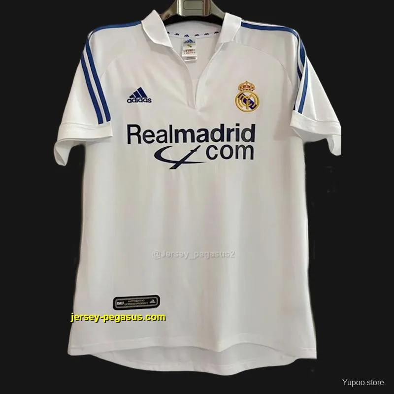 Retro Real Madrid Home Jersey League Version With Sponsor Retro Real Madrid Home Jersey League Version With Sponsor