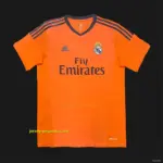 Retro Real Madrid Third Orange Jersey Worn By Ronaldo