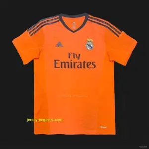 Retro Real Madrid Third Orange Jersey Worn By Ronaldo