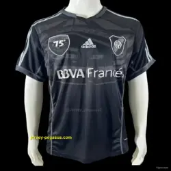 Retro River Plate 75Th Anniversary Black Jersey