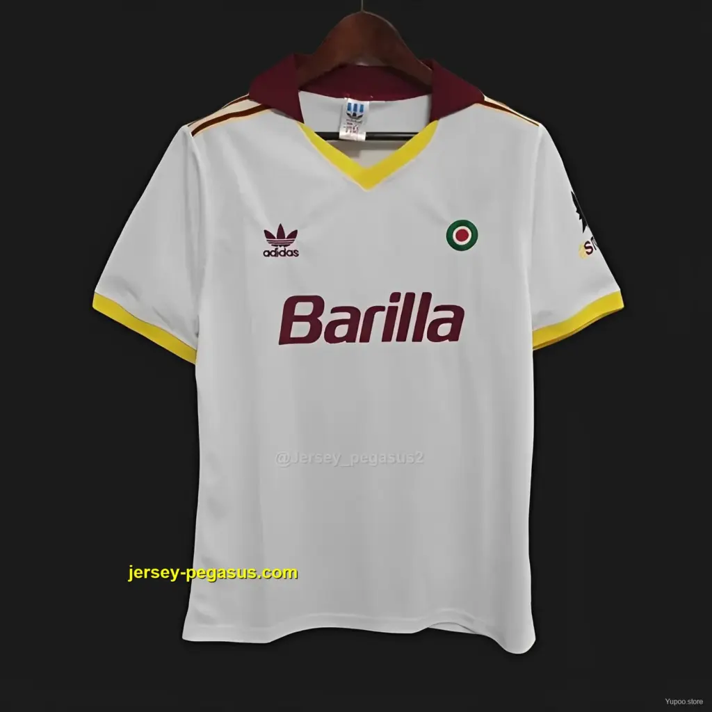 Retro Roma Away White Jersey