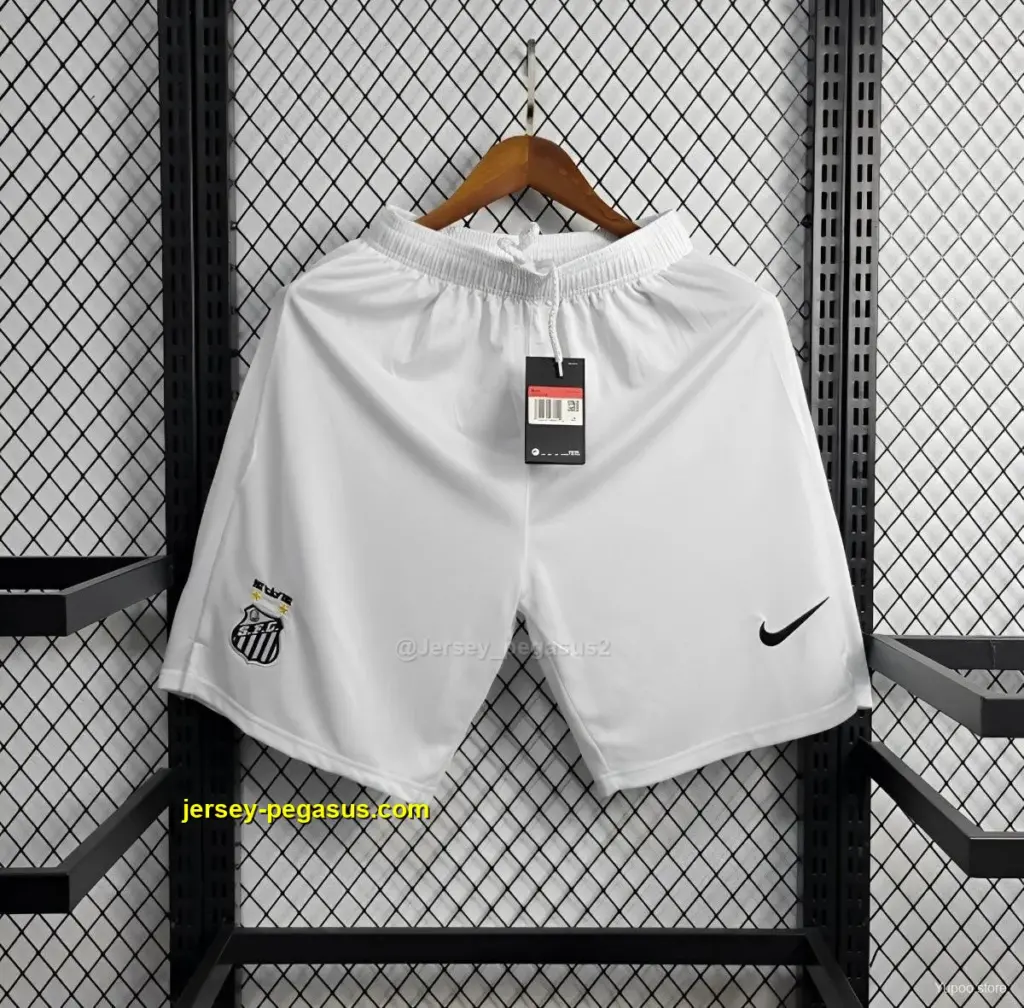 Retro Santos Home Shorts Jersey