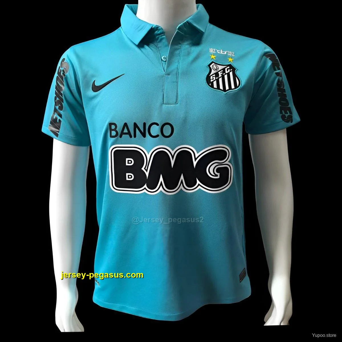 Retro Santos Third Blue Jersey Retro Santos Third Blue Jersey