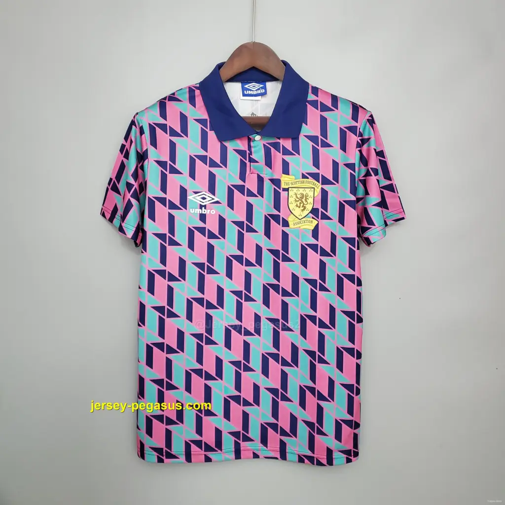 Retro Scotland 19 away Soccer Jersey