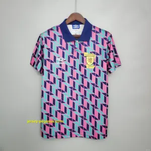 Retro Scotland 19 away Soccer Jersey