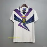 Retro Scotland White Soccer Jersey