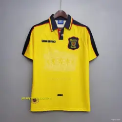 Retro Scotland Yellow Soccer Jersey