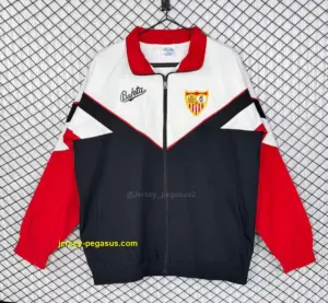 Retro Sevilla WhiteBlackRed Windbreaker