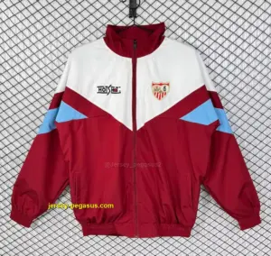 Retro Sevilla WhiteWine Full Zipper Windbreaker