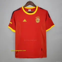 Retro Spain 2002 home Soccer Jersey