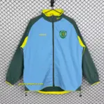 Retro Sporting Lisbon Green Full Zipper Windbreaker
