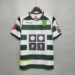 Retro Sporting Lisbon home Soccer Jersey