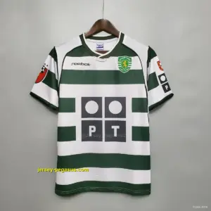 Retro Sporting Lisbon home Soccer Jersey