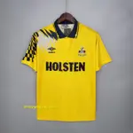 Retro Tottenham Away Yellow Soccer Jersey
